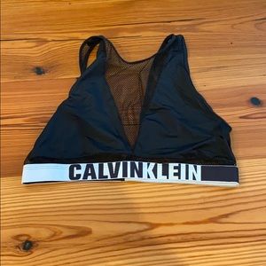 calvin klein high neck bra